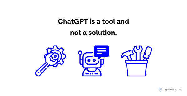 text, chatgpt as a tool and not a solution